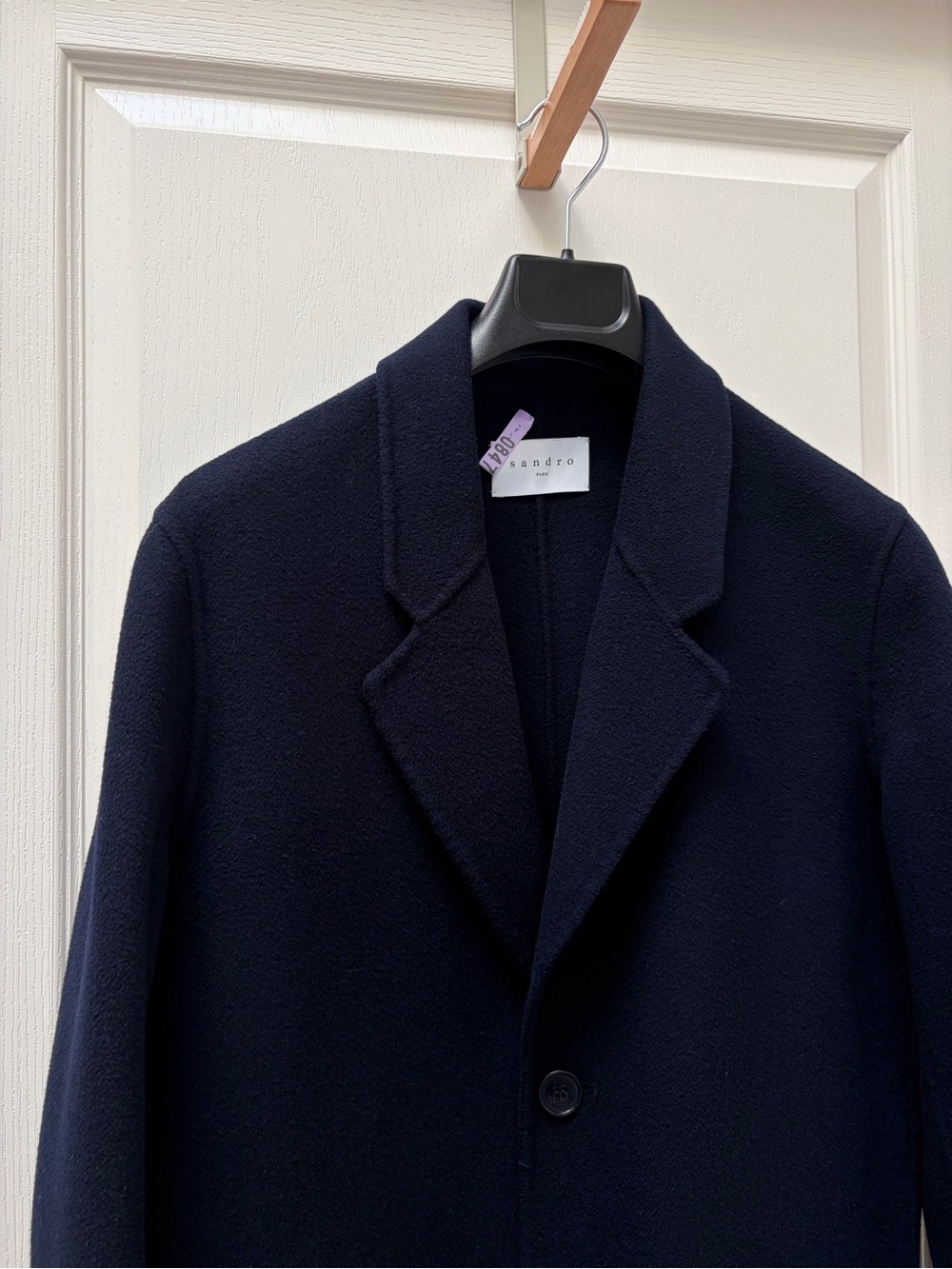 Sandro Navy Wool coat